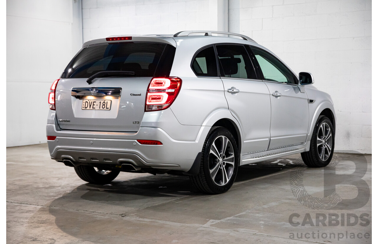 08/2017 Holden Captiva 7 LTZ (AWD) CG MY18 4d Wagon Nitrate Silver Metallic Turbo Diesel 2.2L