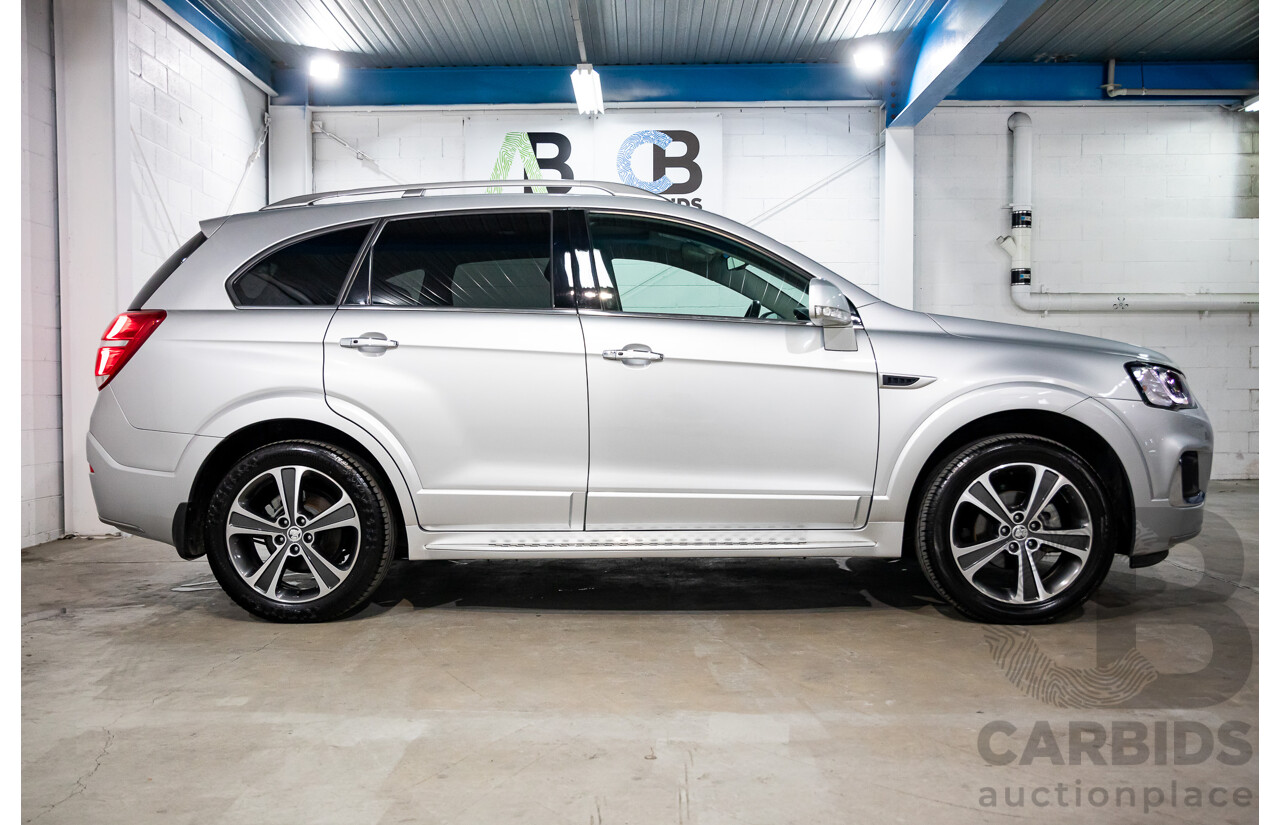 08/2017 Holden Captiva 7 LTZ (AWD) CG MY18 4d Wagon Nitrate Silver Metallic Turbo Diesel 2.2L