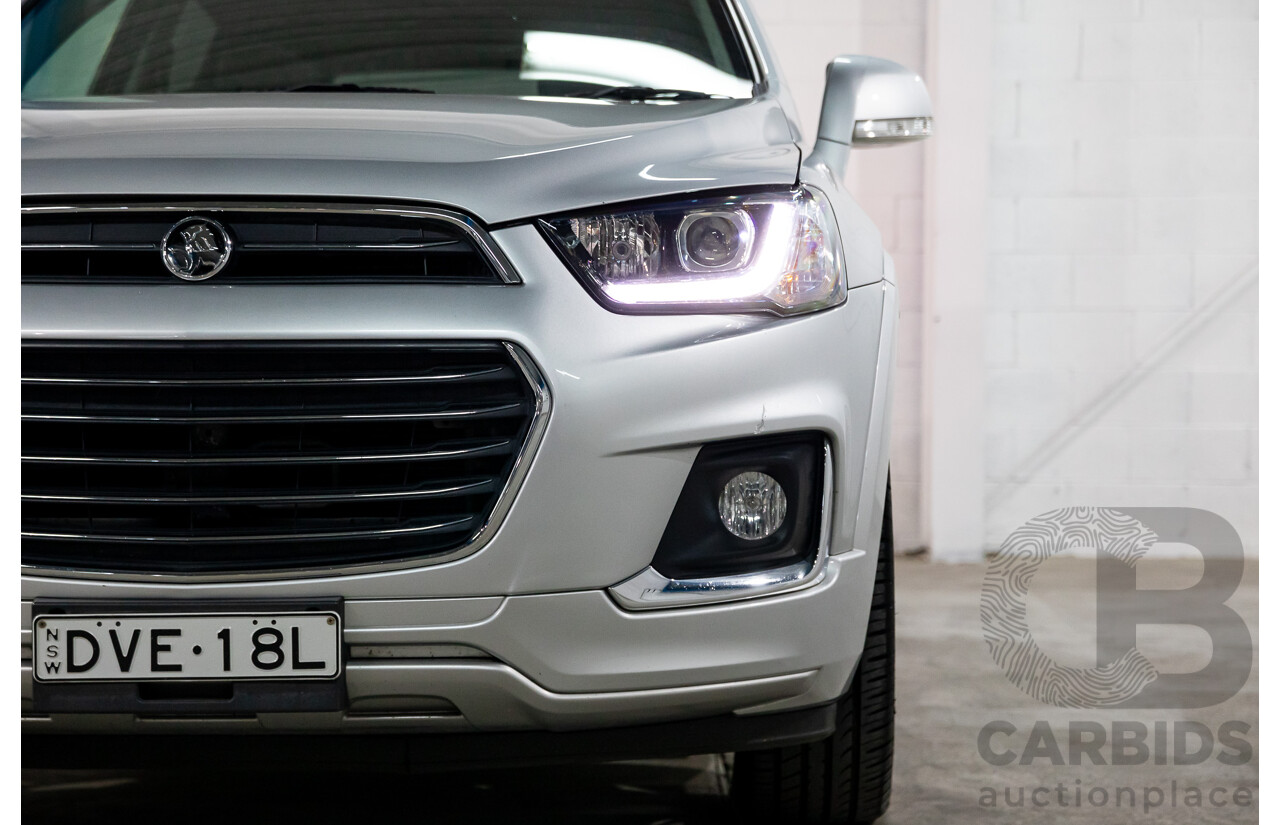 08/2017 Holden Captiva 7 LTZ (AWD) CG MY18 4d Wagon Nitrate Silver Metallic Turbo Diesel 2.2L