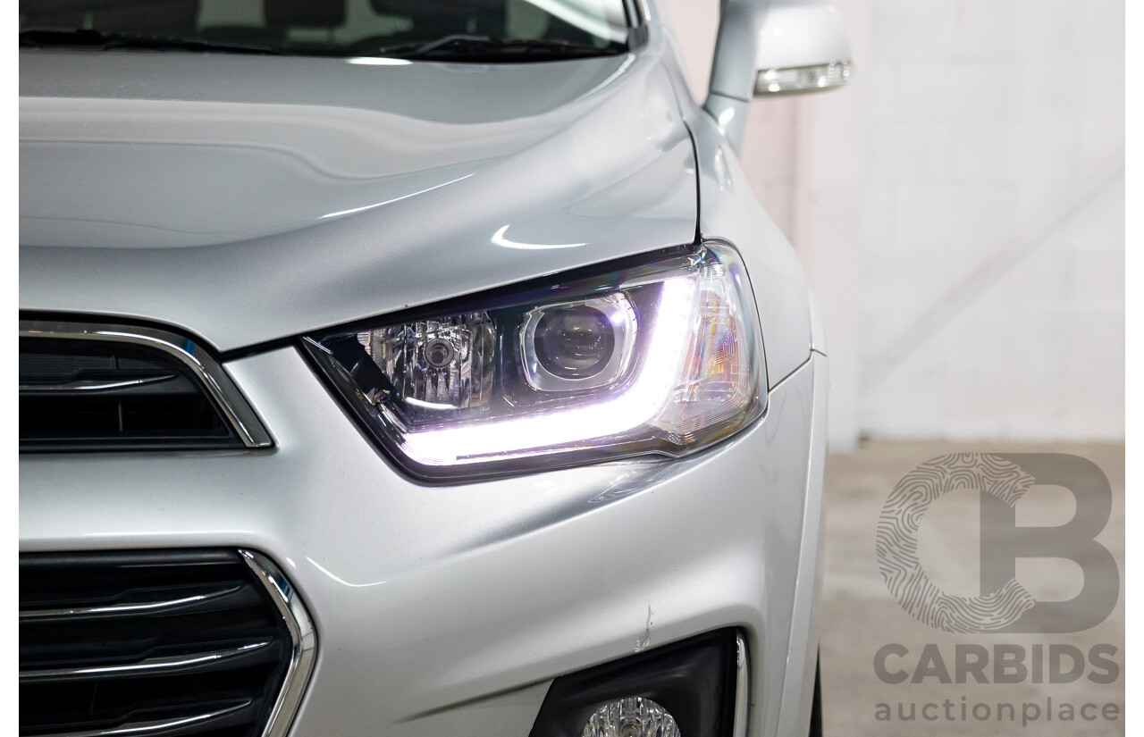08/2017 Holden Captiva 7 LTZ (AWD) CG MY18 4d Wagon Nitrate Silver Metallic Turbo Diesel 2.2L