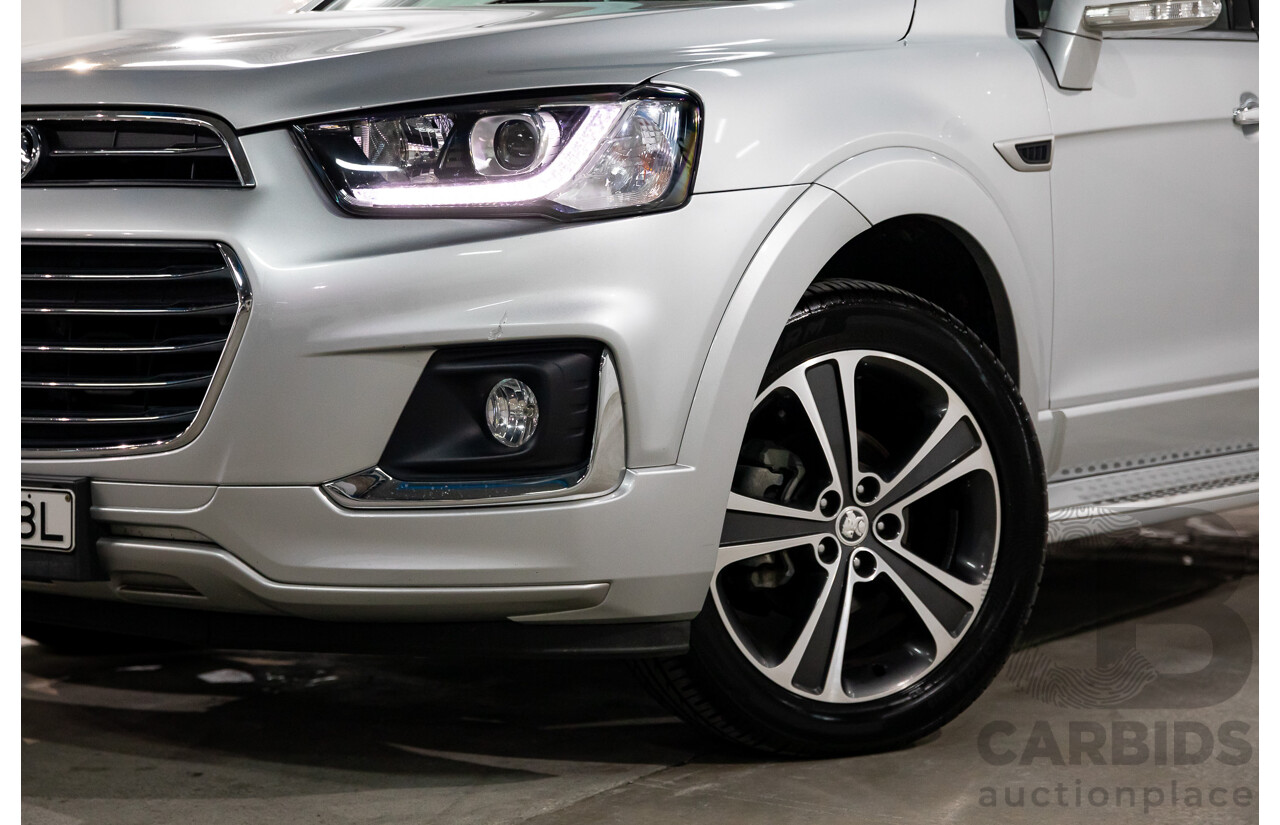 08/2017 Holden Captiva 7 LTZ (AWD) CG MY18 4d Wagon Nitrate Silver Metallic Turbo Diesel 2.2L