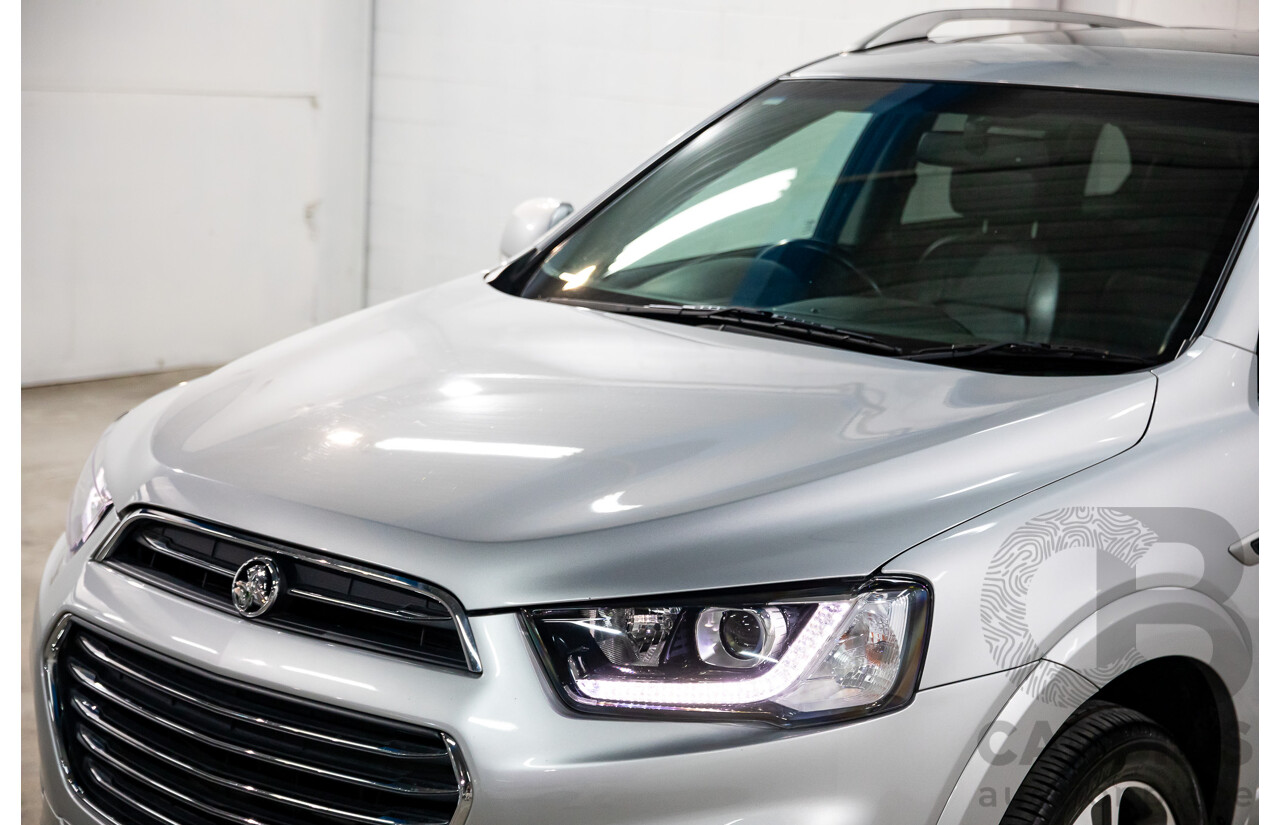 08/2017 Holden Captiva 7 LTZ (AWD) CG MY18 4d Wagon Nitrate Silver Metallic Turbo Diesel 2.2L