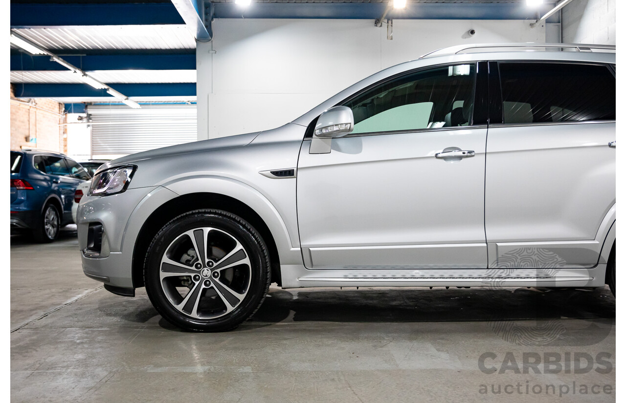 08/2017 Holden Captiva 7 LTZ (AWD) CG MY18 4d Wagon Nitrate Silver Metallic Turbo Diesel 2.2L