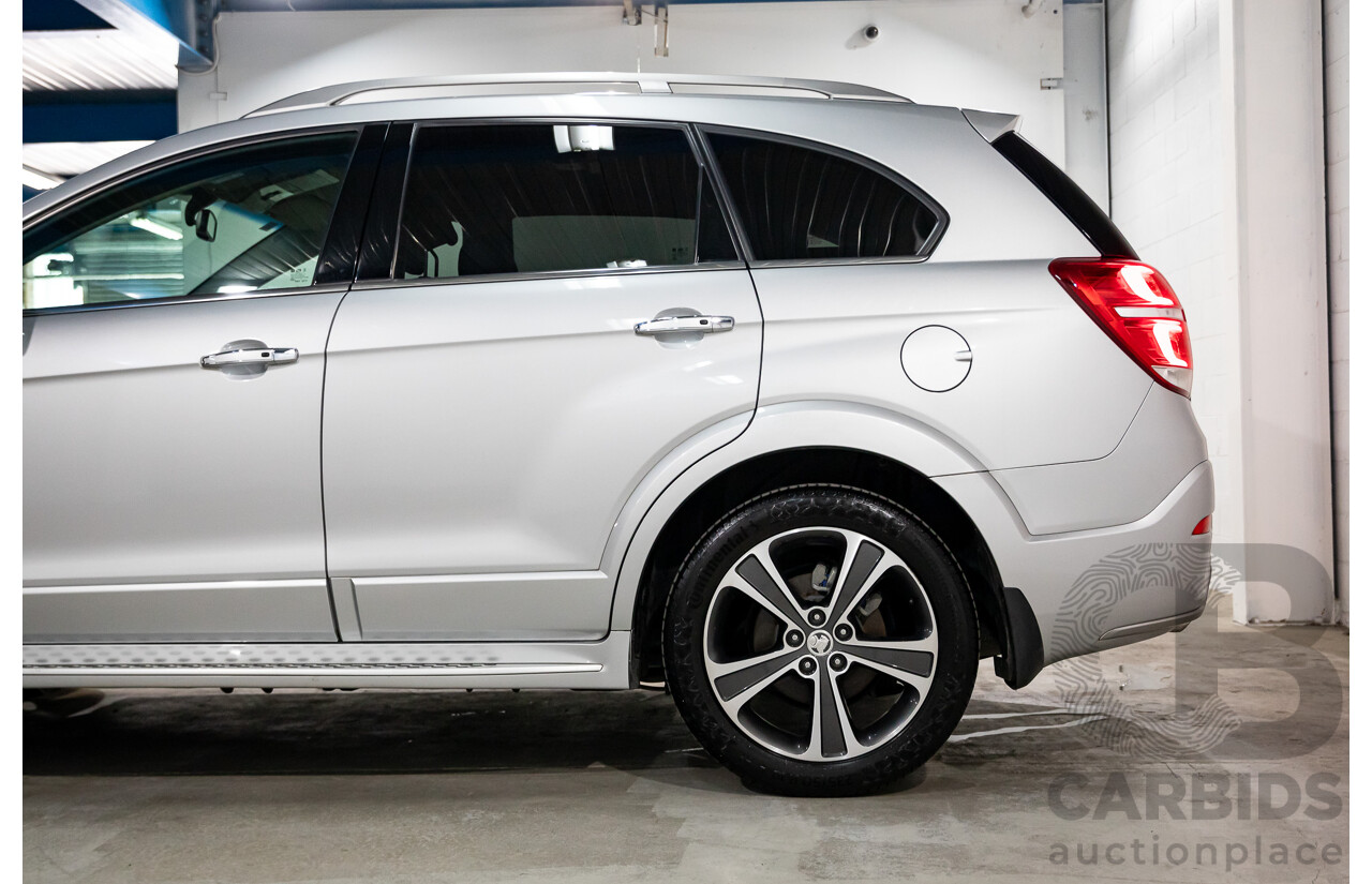 08/2017 Holden Captiva 7 LTZ (AWD) CG MY18 4d Wagon Nitrate Silver Metallic Turbo Diesel 2.2L