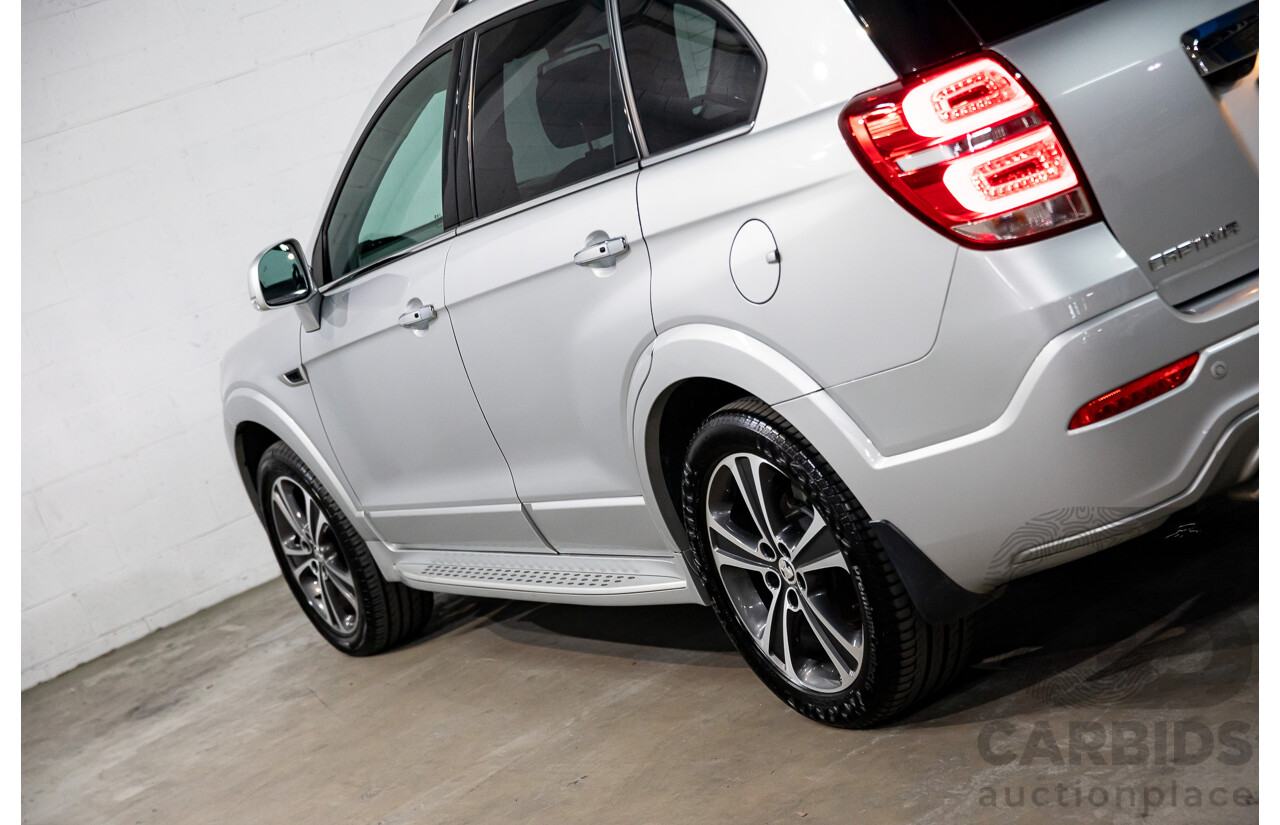 08/2017 Holden Captiva 7 LTZ (AWD) CG MY18 4d Wagon Nitrate Silver Metallic Turbo Diesel 2.2L