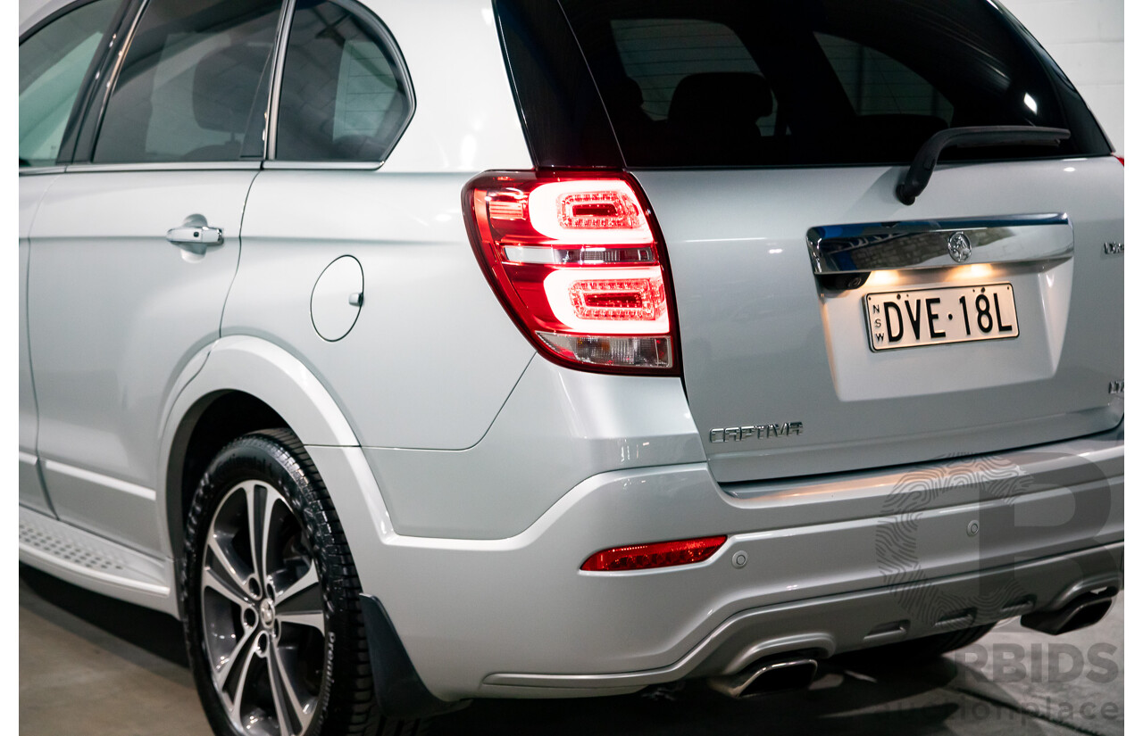 08/2017 Holden Captiva 7 LTZ (AWD) CG MY18 4d Wagon Nitrate Silver Metallic Turbo Diesel 2.2L