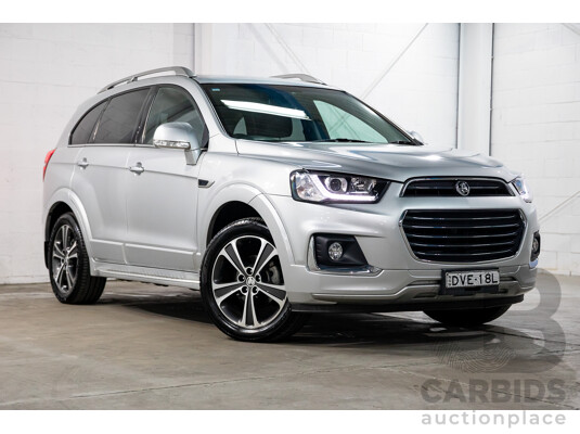 08/2017 Holden Captiva 7 LTZ (AWD) CG MY18 4d Wagon Nitrate Silver Metallic Turbo Diesel 2.2L