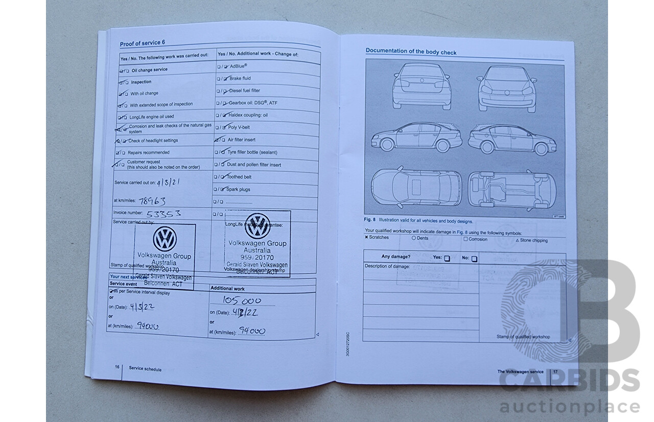 9/2015 Volkswagen Golf 92 TSI Trendline AU MY16 5d Hatchback White 1.4L