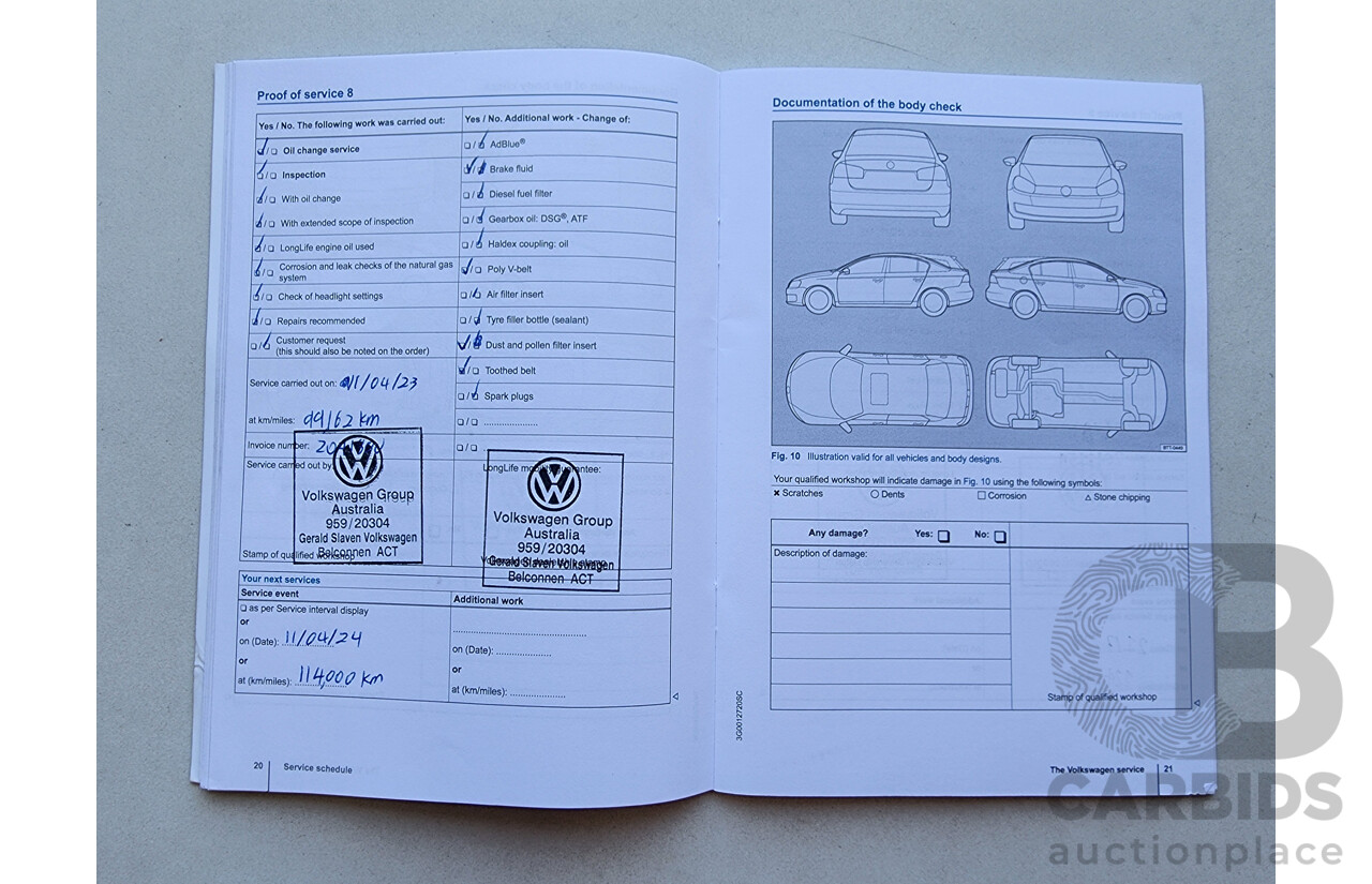 9/2015 Volkswagen Golf 92 TSI Trendline AU MY16 5d Hatchback White 1.4L