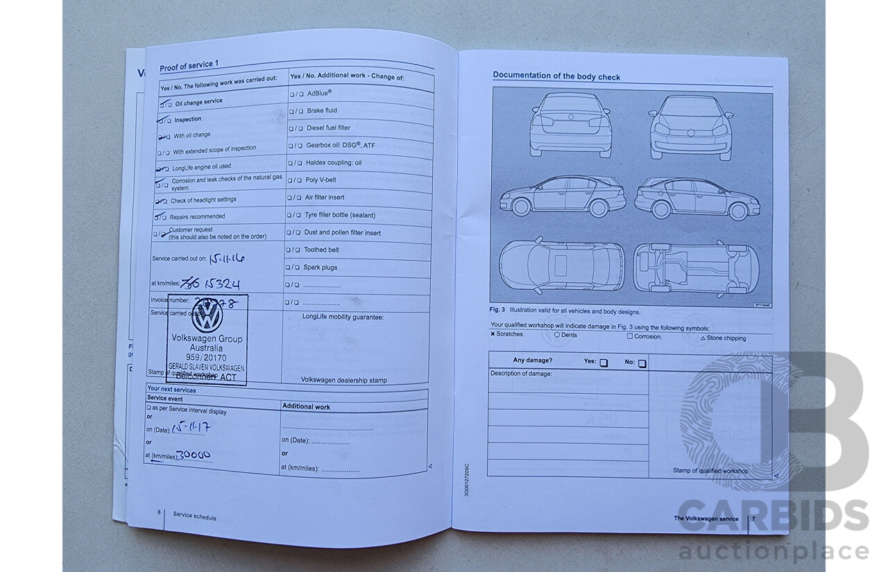 9/2015 Volkswagen Golf 92 TSI Trendline AU MY16 5d Hatchback White 1.4L