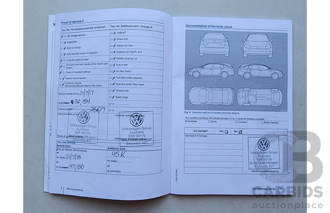 9/2015 Volkswagen Golf 92 TSI Trendline AU MY16 5d Hatchback White 1.4L