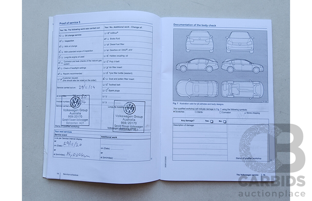 9/2015 Volkswagen Golf 92 TSI Trendline AU MY16 5d Hatchback White 1.4L