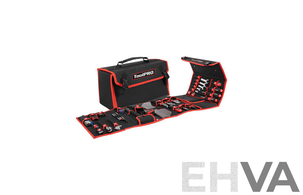 TOOL PRO Tool Kit with Folding Tool Bag