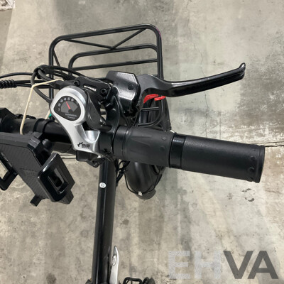 Black Foldable E-bike