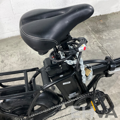 Black Foldable E-bike