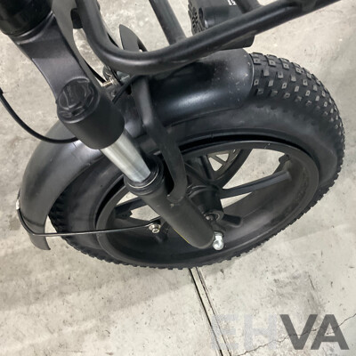 Black Foldable E-bike