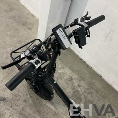 Black Foldable E-bike