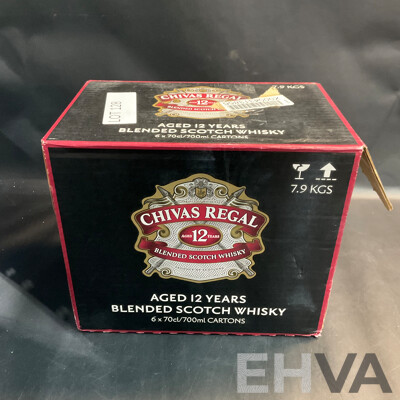 Case of Chivas Regal 12 Years Blended Scotch Whisky 700ml (6 Bottles)