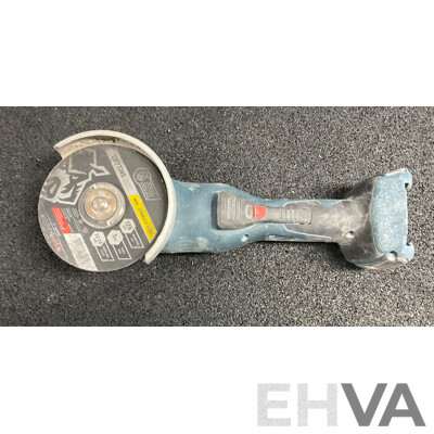 Bosch GWS- 18V-15P Cordless Angle Grinder with Assorted Accessories