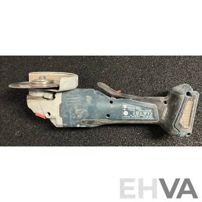 Bosch GWS- 18V-15P Cordless Angle Grinder with Assorted Accessories