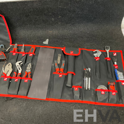TOOL PRO Tool Kit with Folding Tool Bag