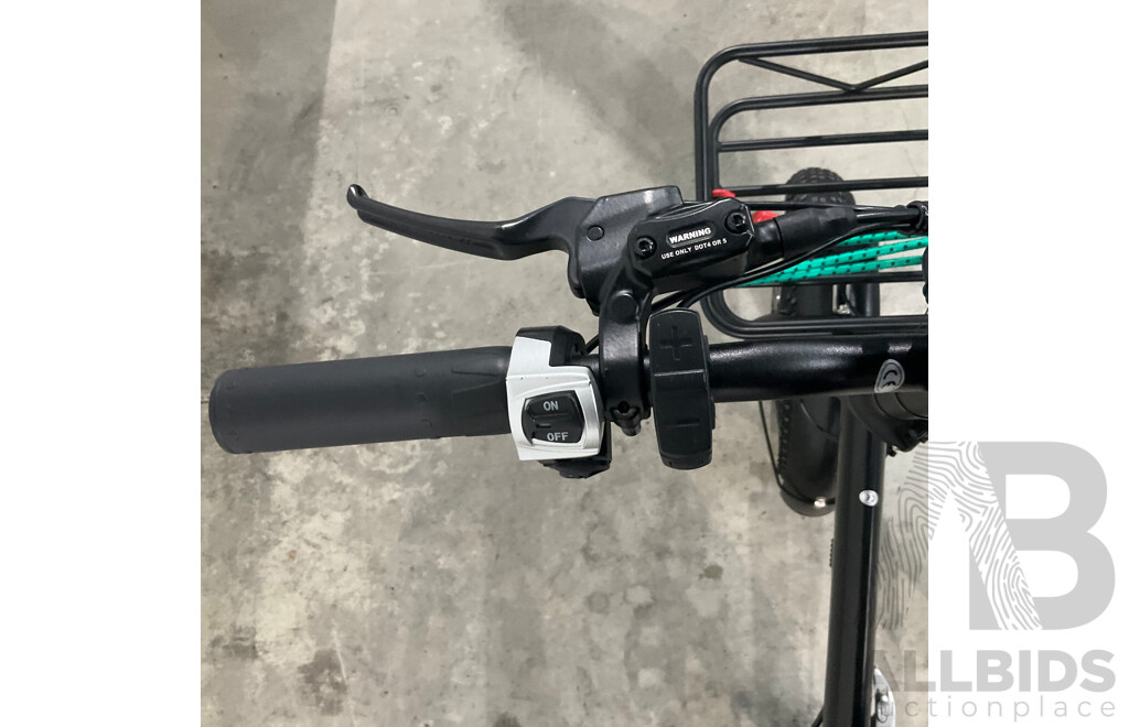 Black Foldable E-bike