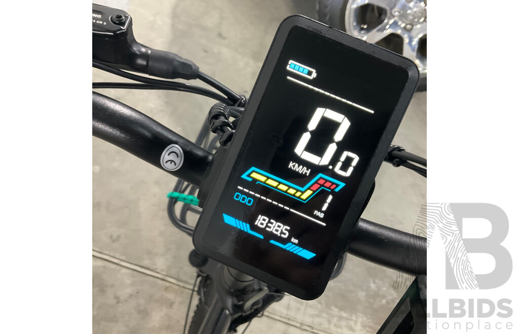 Black Foldable E-bike