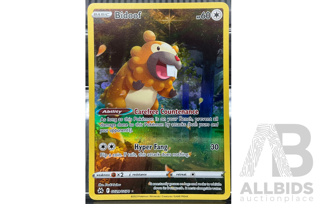 2022 TG05/TG30 Zekrom & 2023 GG29/GG70 Bidoof & GG21/GG70 Hisuian Goodra Illustration Card (EN) - Lot of 3
