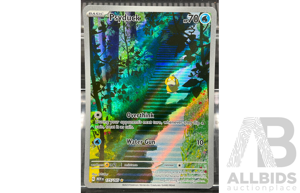 2023 Pokemon 175/165 Psyduck Illustration Card (EN)