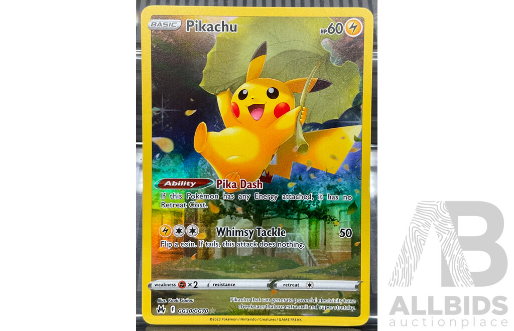2023 Pokemon GG30/GG70 Pikachu Illustration Card (EN)