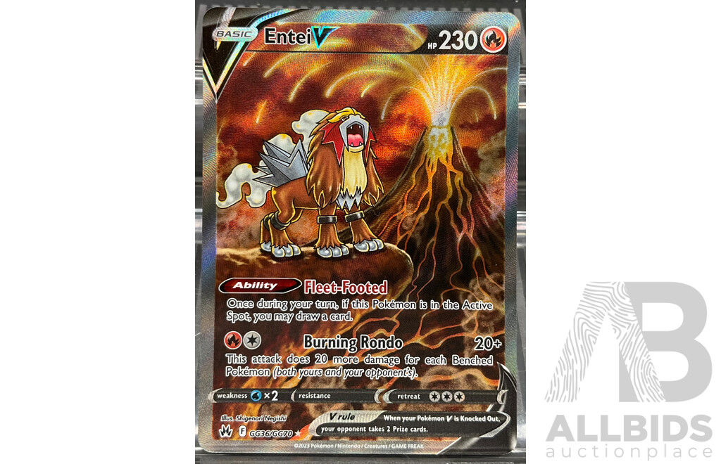 2023 PokémonGG36/GG70 Entei V Illustration Cards (EN)