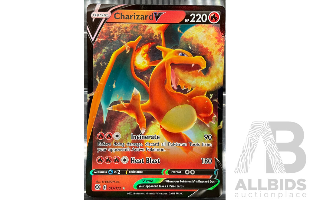 Collection of Pokémon Charizard Trading Card Game (EN & JP) - Lot of 5