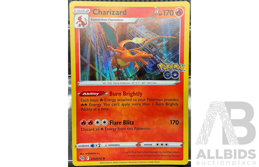 Collection of Pokémon Charizard Trading Card Game (EN & JP) - Lot of 5