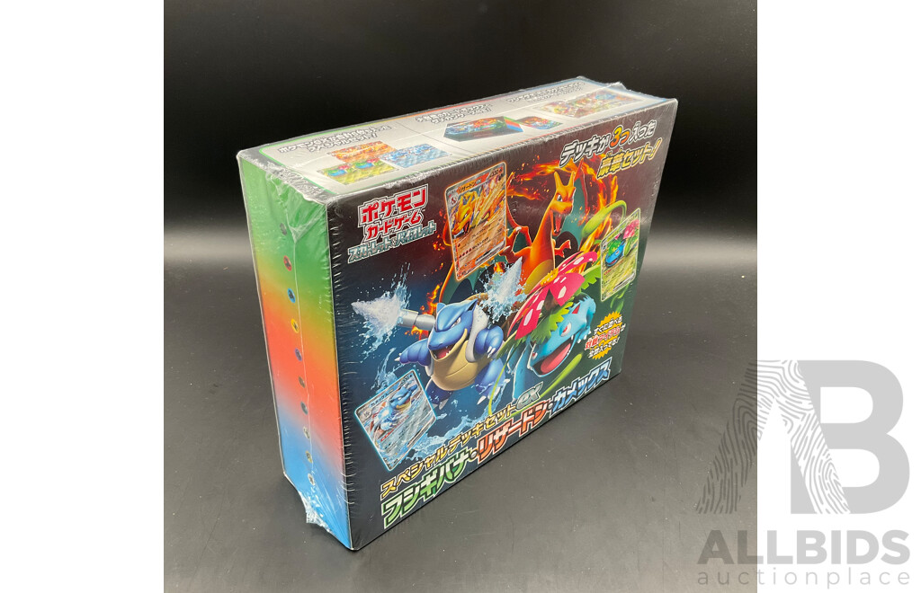 Pokémon Scarlet & Violet Special Deck Set Ex ''Venusaur & Charizard & Blastoise'' (JP)