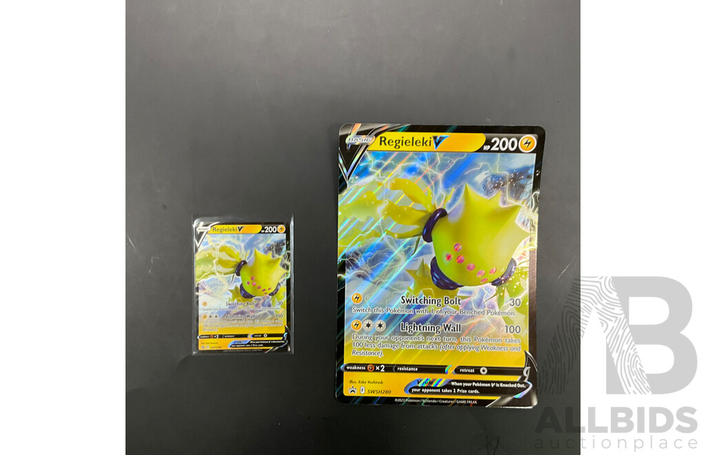 Pokemon V TCG Collection Includes Two Jumbo and V-Union (EN) - Lot of 19