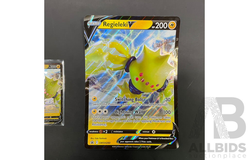 Pokemon V TCG Collection Includes Two Jumbo and V-Union (EN) - Lot of 19