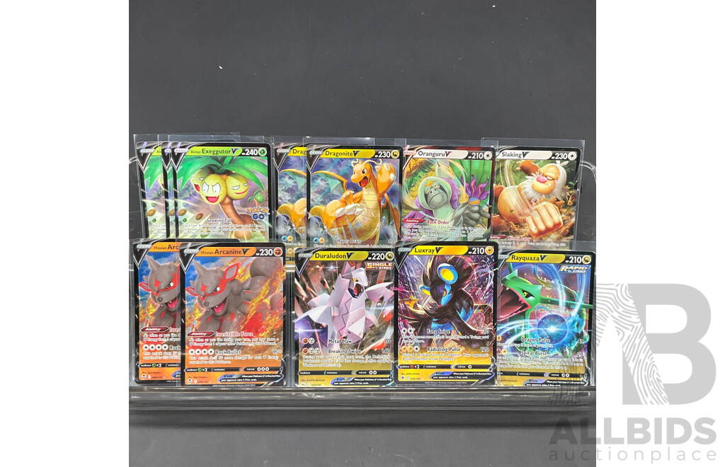 Pokemon V TCG Collection Includes Two Jumbo and V-Union (EN) - Lot of 19