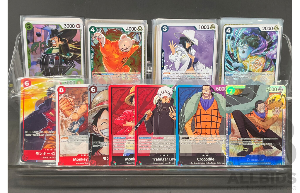 Collection of  One Piece Card Game Trading Cards