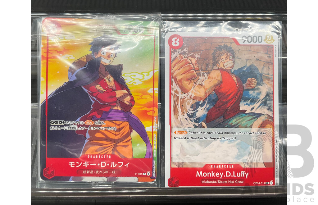 Collection of  One Piece Card Game Trading Cards