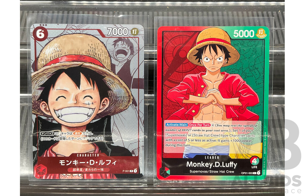 Collection of  One Piece Card Game Trading Cards