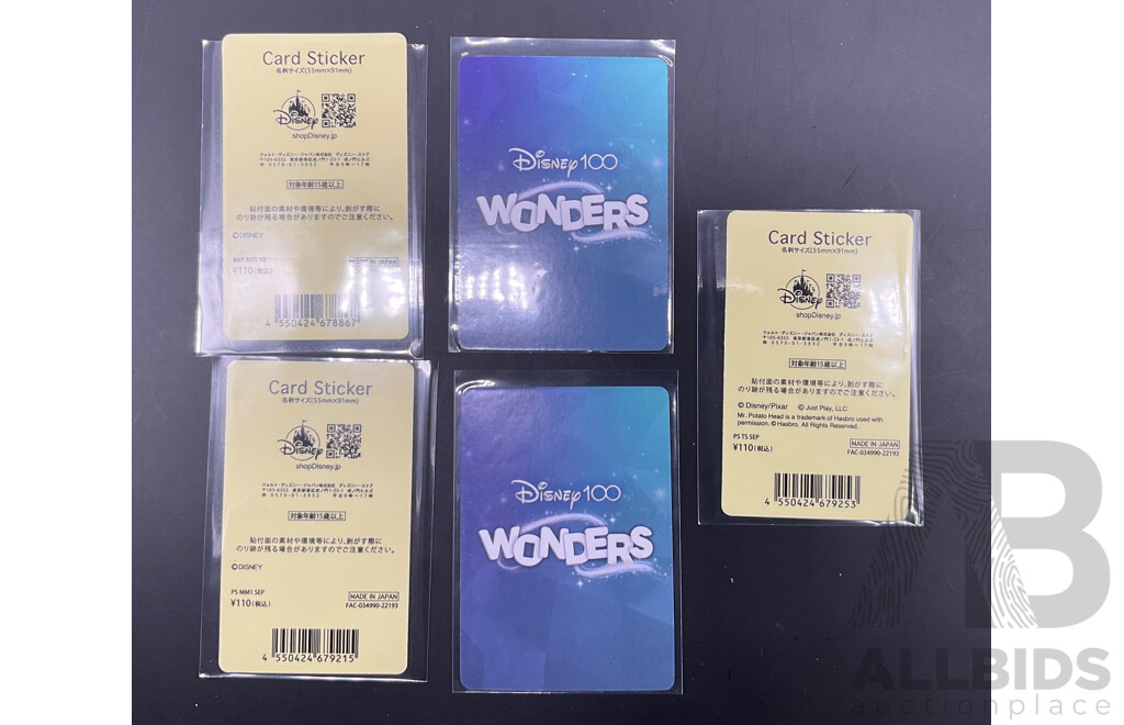 Collection of  Marvel, Disney Wonders, the Flash Cards & Sticker