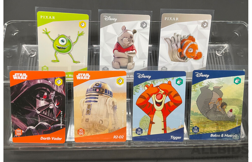 Collection of  Marvel, Disney Wonders, the Flash Cards & Sticker