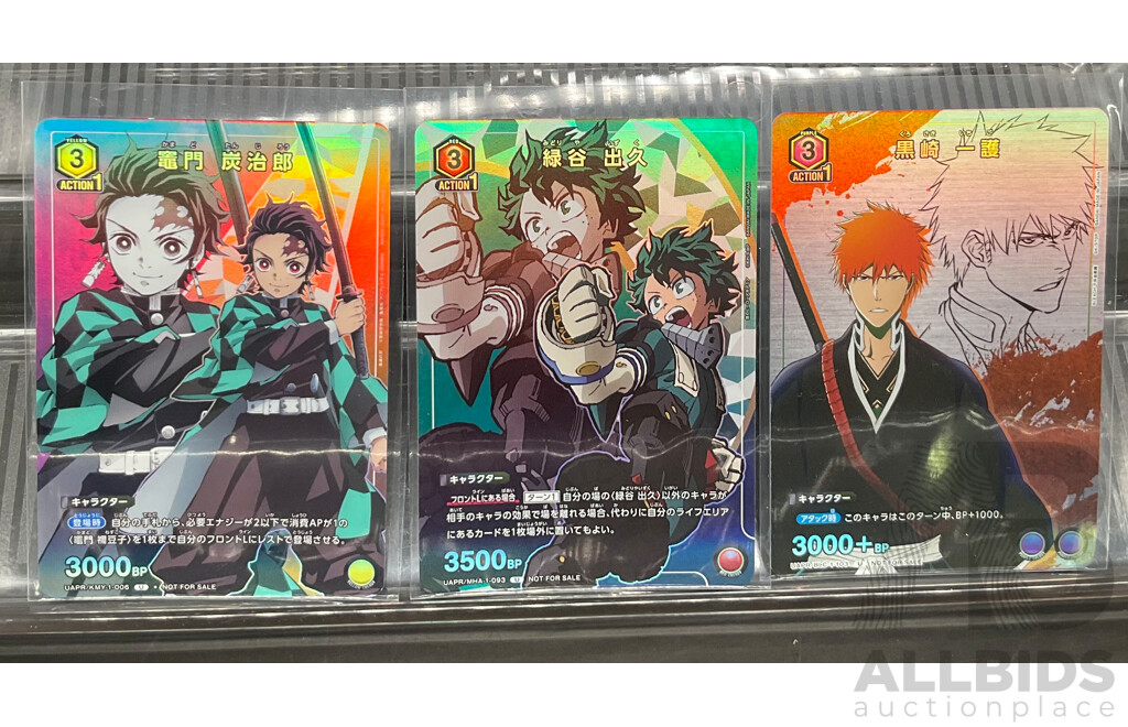 Collection of Bleach / Union Arena Trading Cards