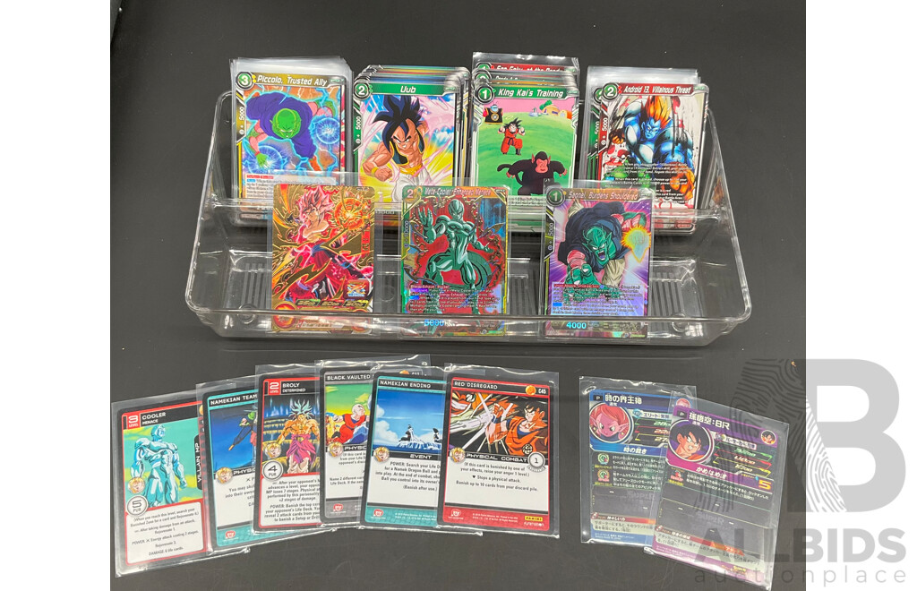 Collection of Dragon Ball Super Card Game & DragonBall Z Trading Cards