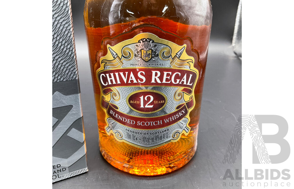 Chivas Regal 12 Years Blended Scotch Whisky 700ml X 3 Bottles
