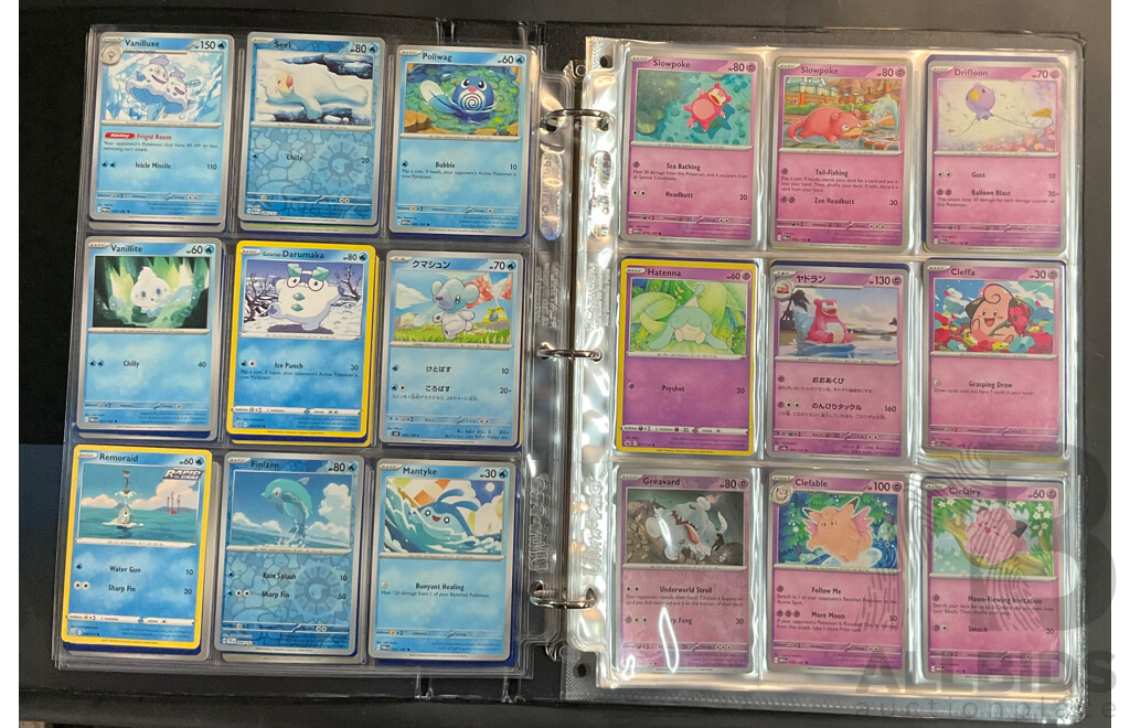 Album of Pokémon Collections and Assorted Black Star Promo Pokémon Cards & Card Storage Sleeves
