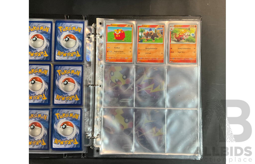 Album of Pokémon Collections and Assorted Black Star Promo Pokémon Cards & Card Storage Sleeves
