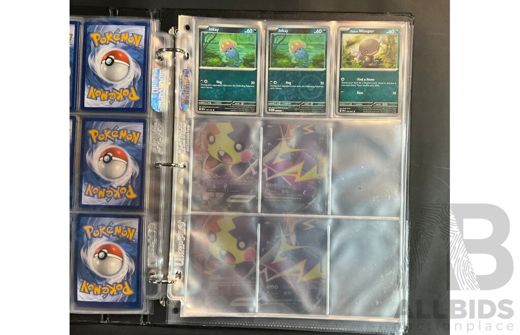 Album of Pokémon Collections and Assorted Black Star Promo Pokémon Cards & Card Storage Sleeves