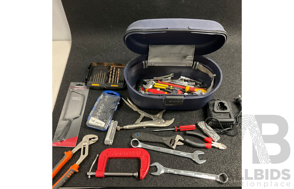MRB Box Contains Assorted Hand Tools