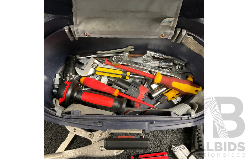 MRB Box Contains Assorted Hand Tools